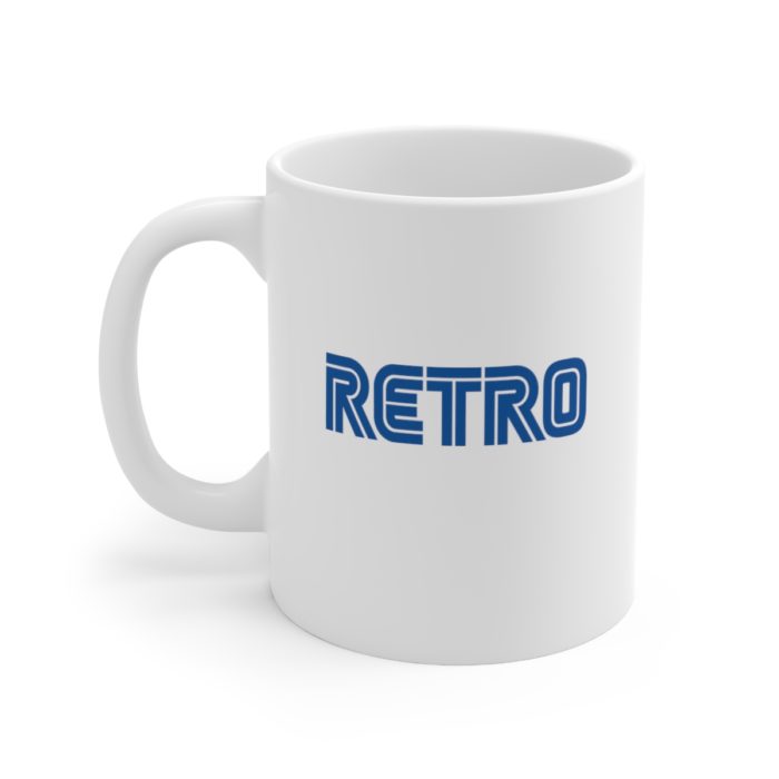 RETRO - White Ceramic Mug